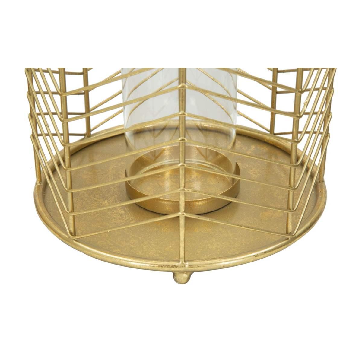 Portacandela Glam Ring Coppia cm.Ø23,5x25-19x24 |Mauro Ferretti