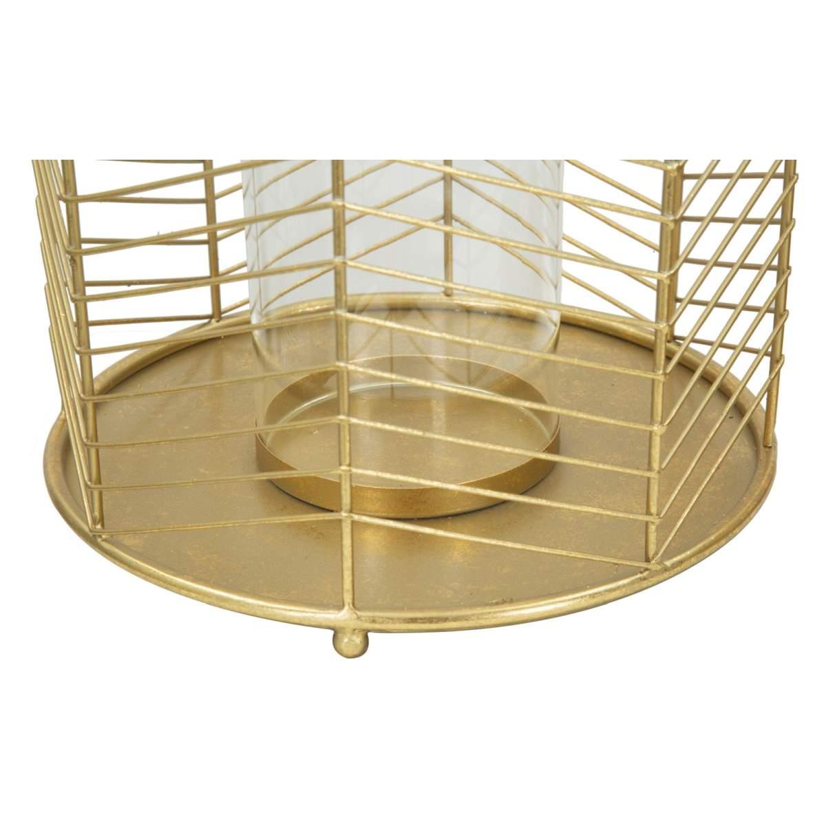 Portacandela Glam Ring Coppia cm.Ø23,5x25-19x24 |Mauro Ferretti