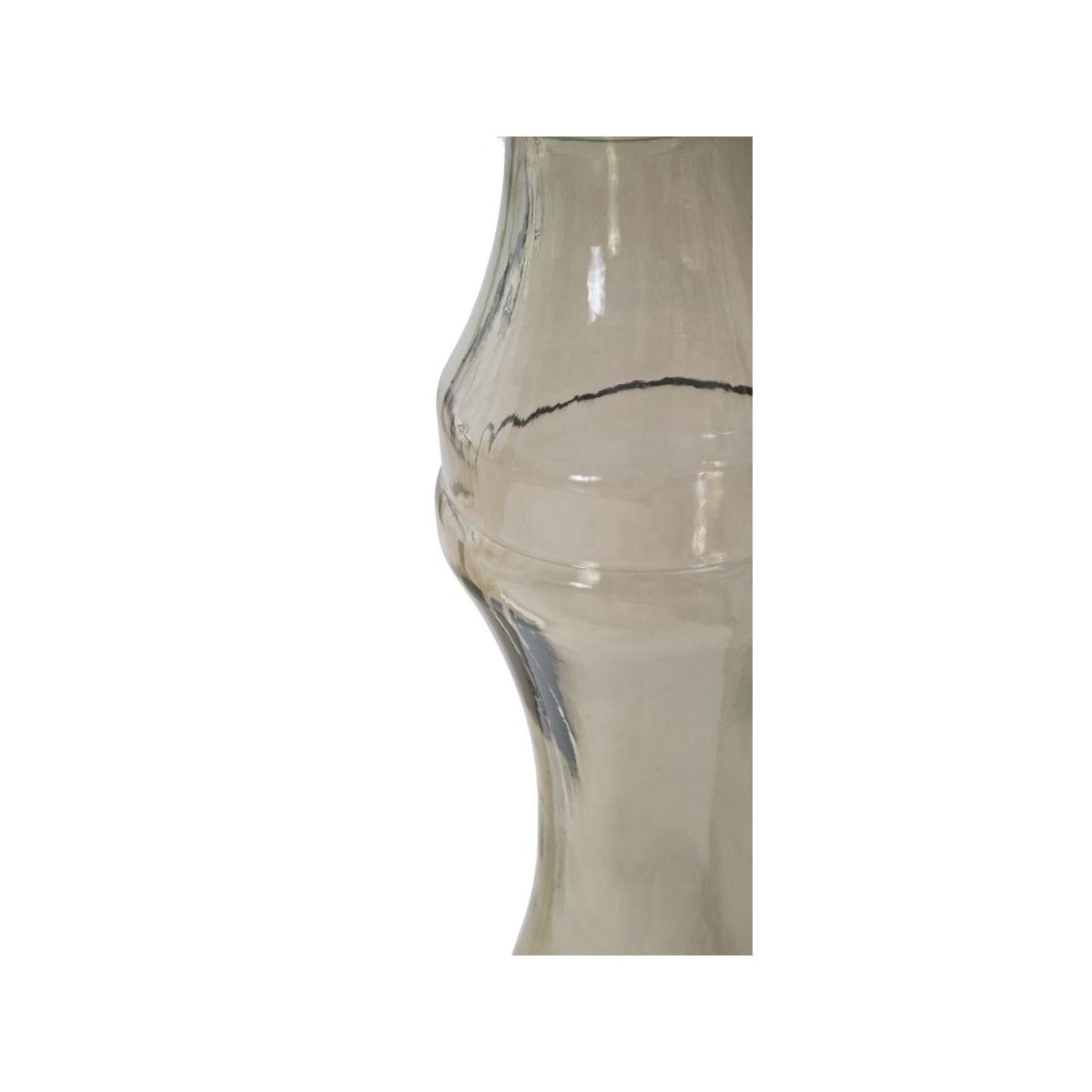 Portacandela Vetro Riciclato cm.Ø22x75 Made In Spain |Mauro Ferretti