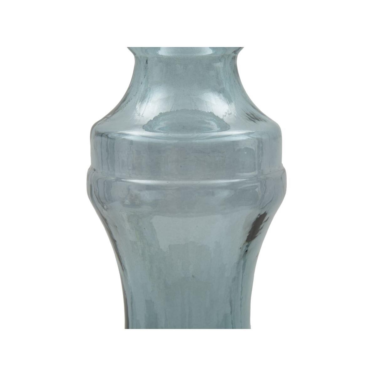 Portacandela Vetro Riciclato Light cm.Ø17x55 Made In Spain |Mauro Ferretti