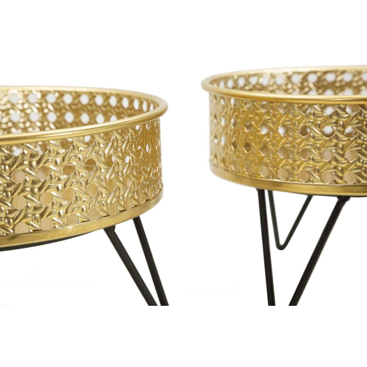 Porta Vasi Bossy Coppia cm.Ø20,5x13-18x13 |Mauro Ferretti