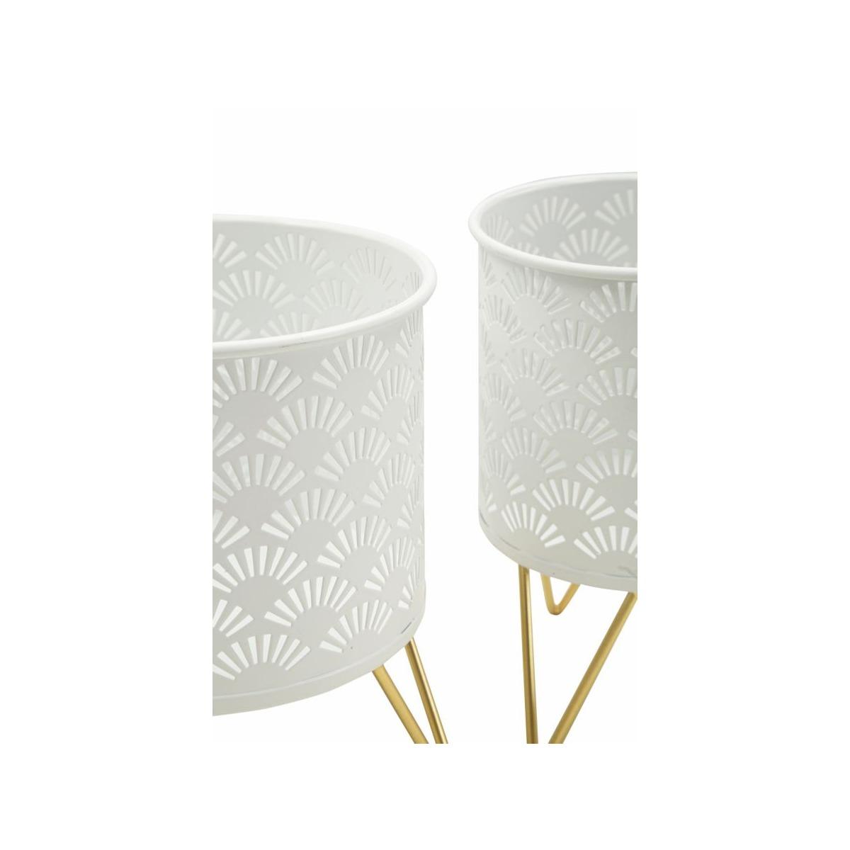 Porta Vasi Carly Coppia cm.Ø16x20-13x20 |Mauro Ferretti