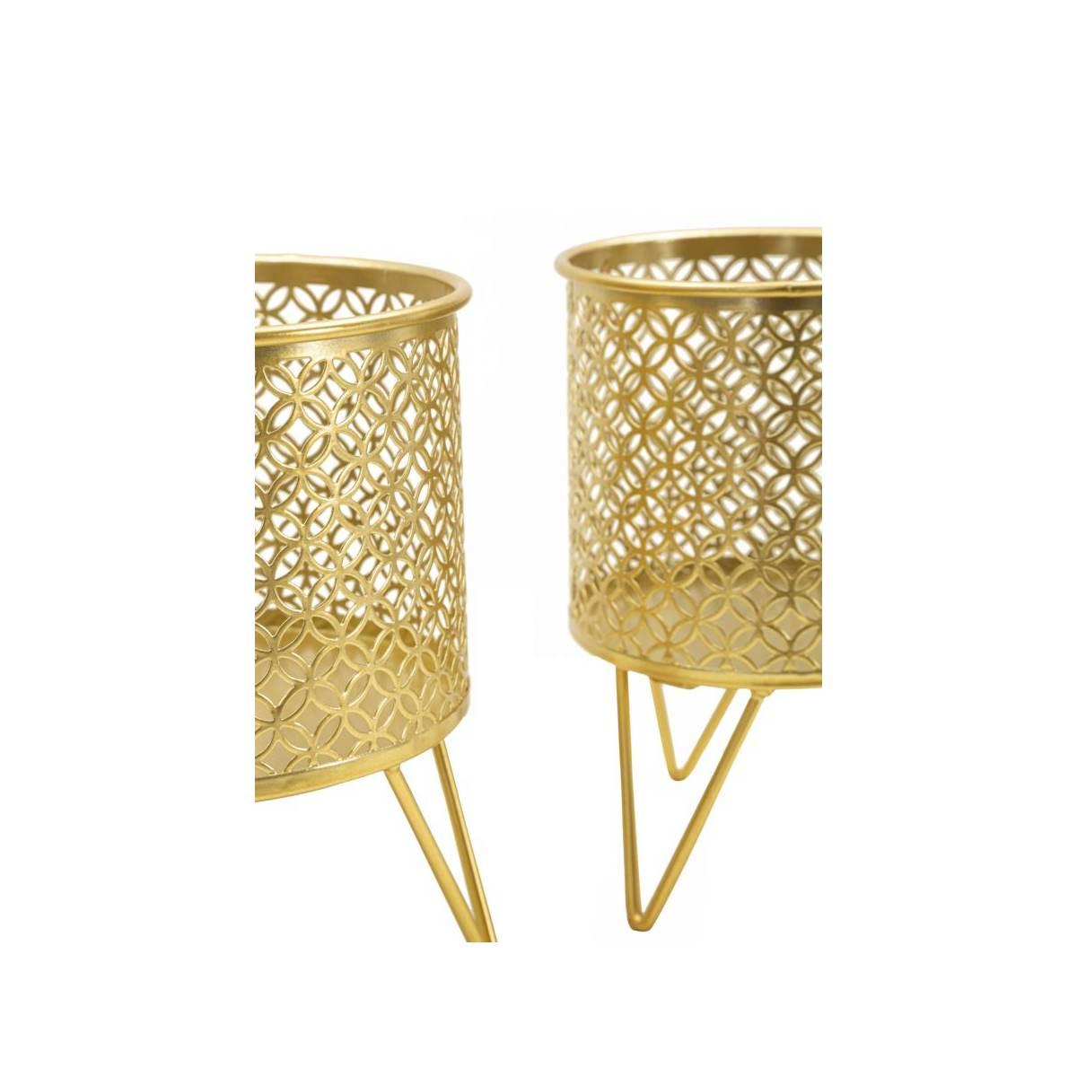 Porta Vasi Ceci Coppia cm.Ø16x20-13x20 |Mauro Ferretti