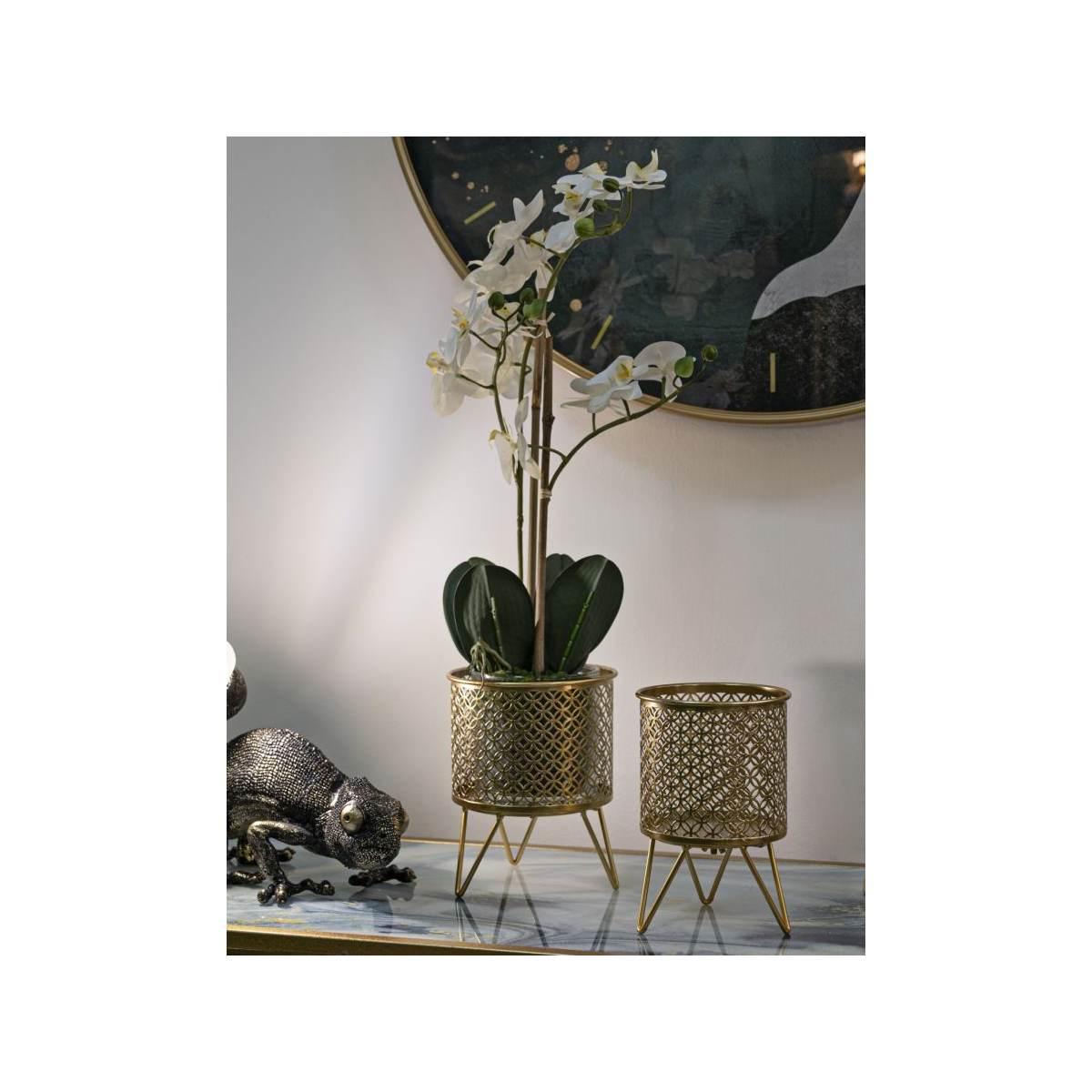 Porta Vasi Ceci Coppia cm.Ø16x20-13x20 |Mauro Ferretti