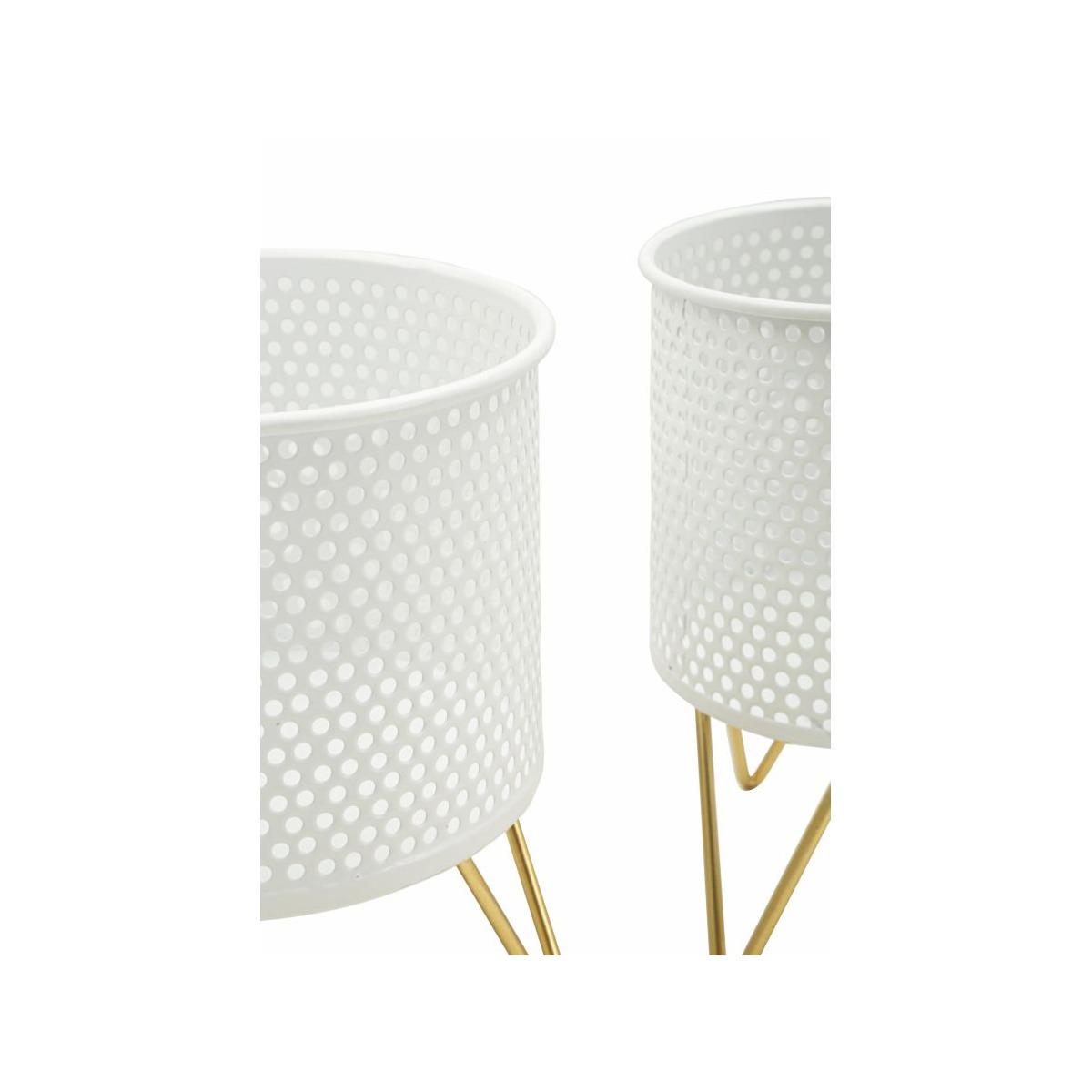 Porta Vasi Gaspy Coppia cm.Ø16x20-13x20 |Mauro Ferretti