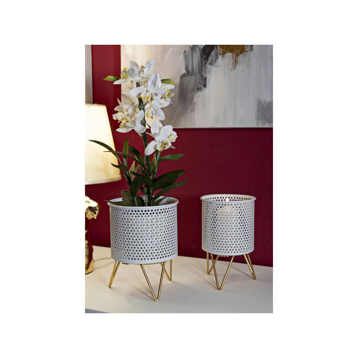 Porta Vasi Gaspy Coppia cm.Ø16x20-13x20 |Mauro Ferretti