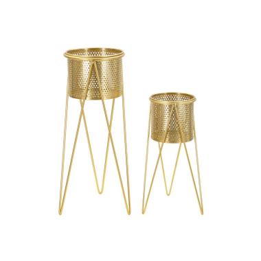 Porta Vasi Glat Coppia cm.21x20x46-18x18x32 |Mauro Ferretti