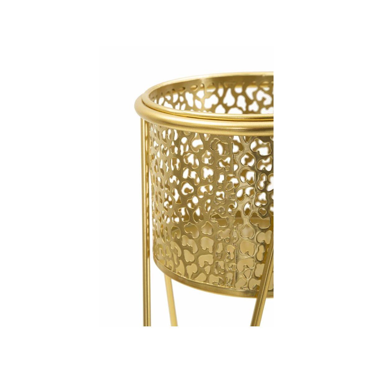 Porta Vasi Glod Coppia cm.21x20x46-18x18x32 |Mauro Ferretti