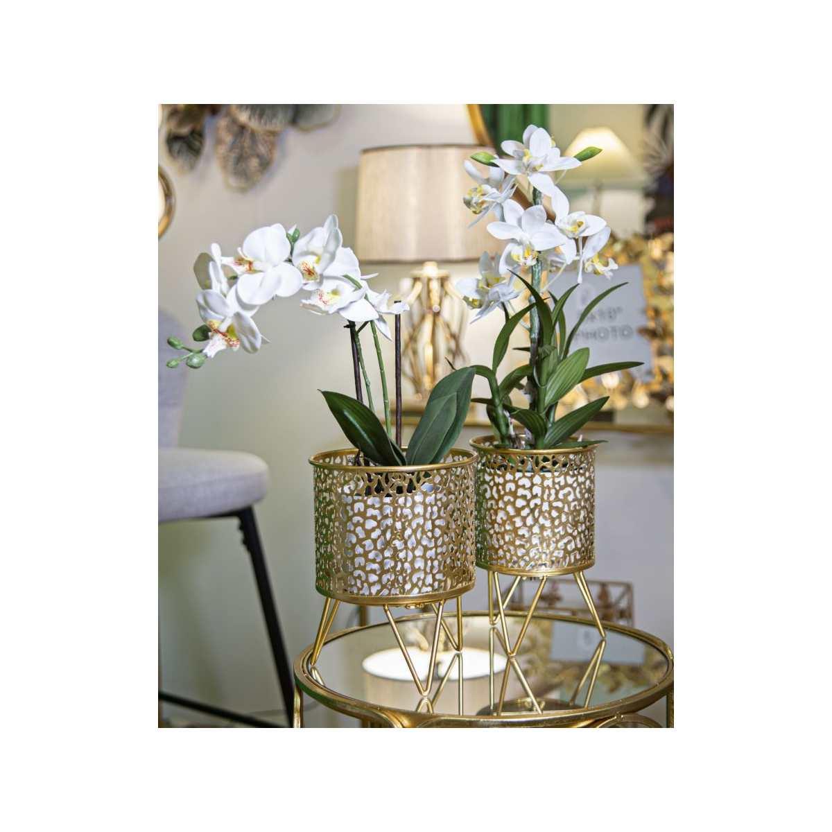 Porta Vasi Piny Coppia cm.Ø16x20-13x20 |Mauro Ferretti