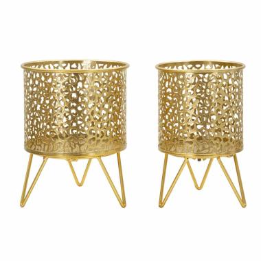 Porta Vasi Piny Coppia cm.Ø16x20-13x20 |Mauro Ferretti