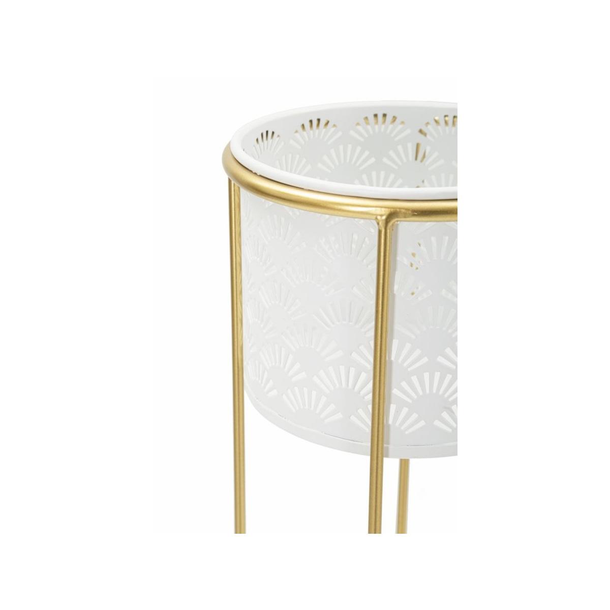 Porta Vasi Whity Coppia cm.Ø17x46-14x34 |Mauro Ferretti