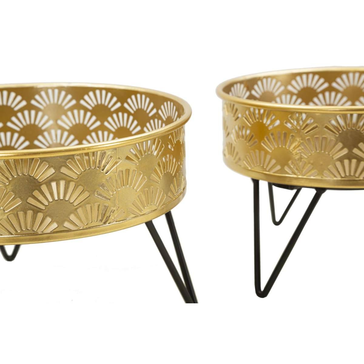 Porta Vasi Zanny Coppia cm.Ø20,5x13-18x13 |Mauro Ferretti