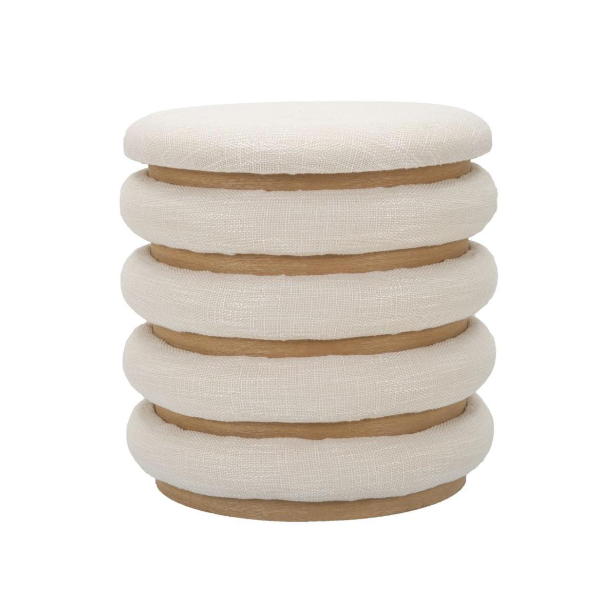 Pouf Damasco Line cm.Ø40x42 |Mauro Ferretti