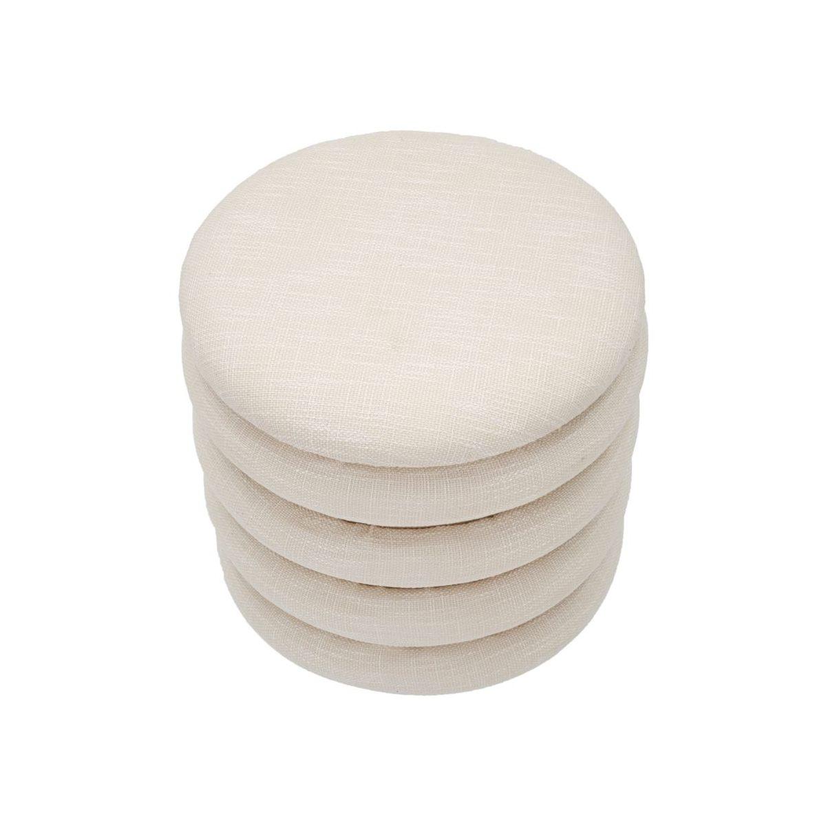 Pouf Damasco Line cm.Ø40x42 |Mauro Ferretti