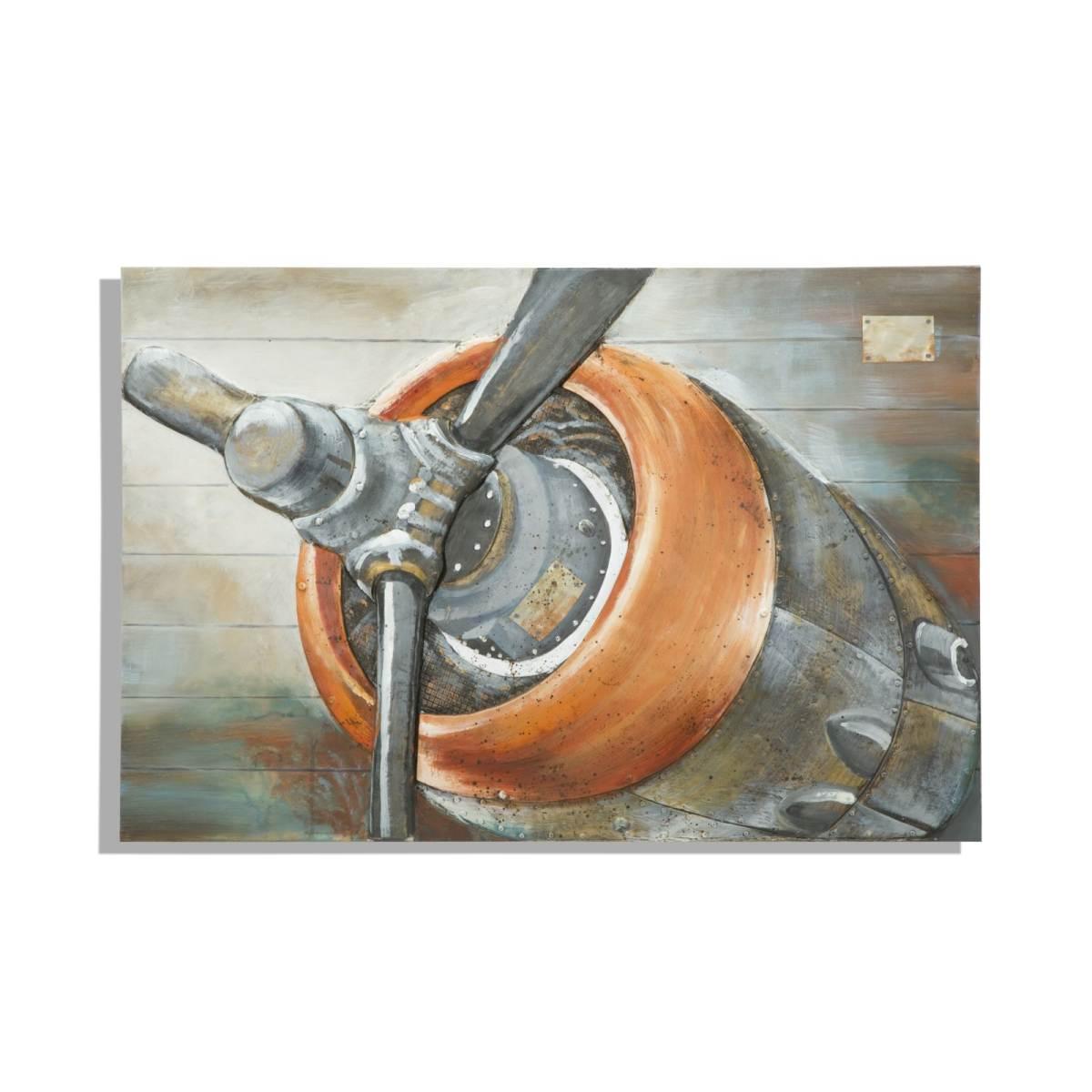 Quadro Dipinto Tela Aviator cm.120x3,7x80 |Mauro Ferretti