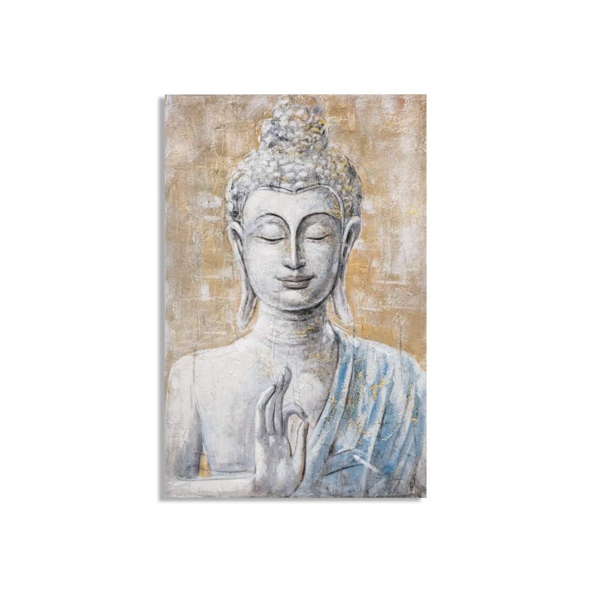 Quadro Dipinto Tela Buddha Light Mod.B cm.80x3x120 |Mauro Ferretti