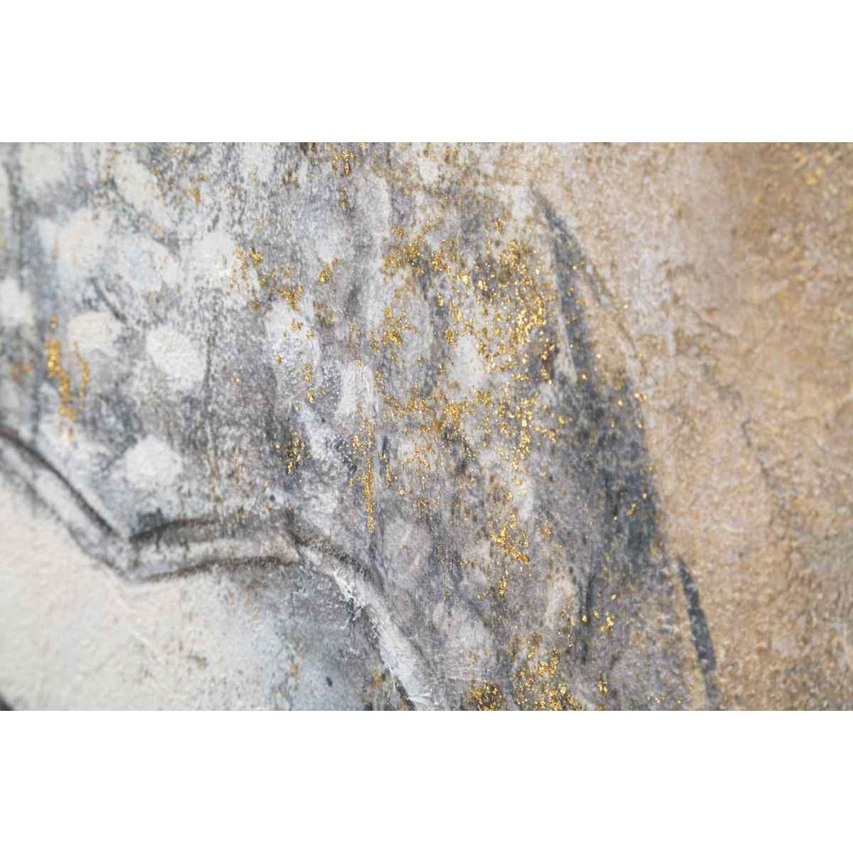 Quadro Dipinto Tela Buddha Light Mod.B cm.80x3x120 |Mauro Ferretti