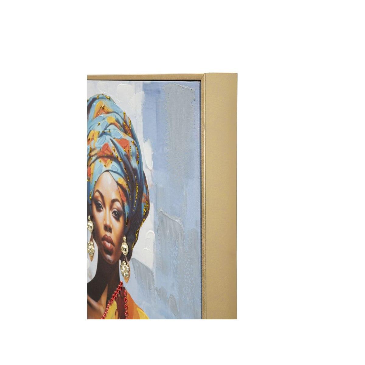 Quadro Dipinto Tela Con Cornice Daphne Mod.B cm.52x4,5x152 |Mauro Ferretti