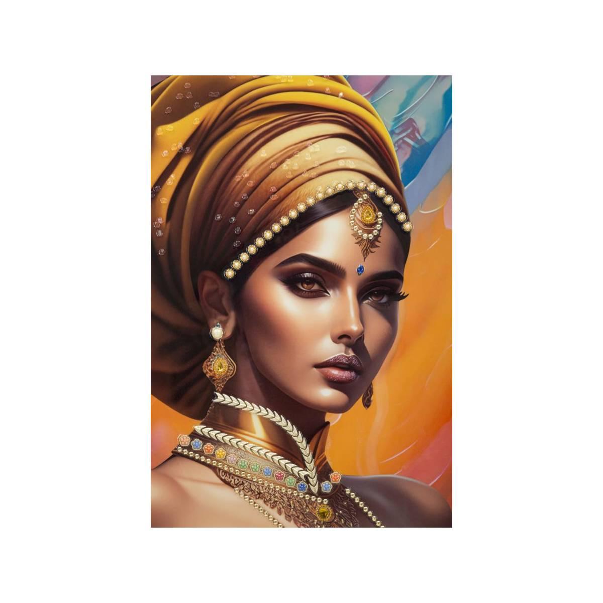 Quadro Dipinto Tela Con Cornice Samira Mod.A cm.72x4,5x102 |Mauro Ferretti