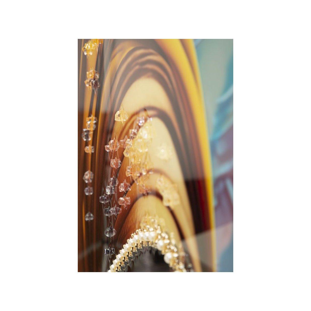 Quadro Dipinto Tela Con Cornice Samira Mod.A cm.72x4,5x102 |Mauro Ferretti