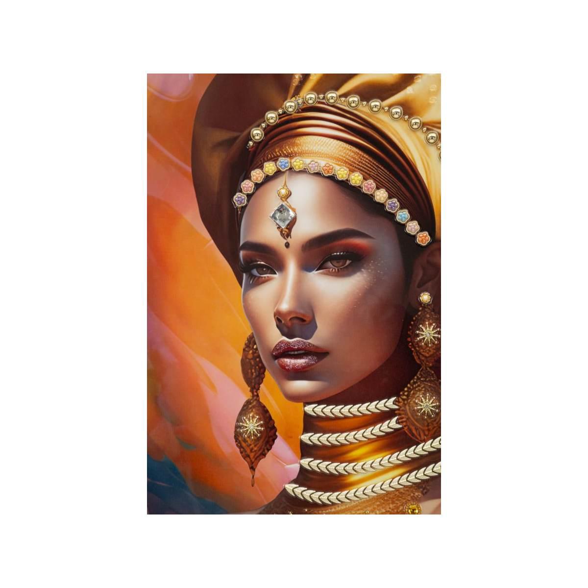 Quadro Dipinto Tela Con Cornice Samira Mod.B cm.72x4,5x102 |Mauro Ferretti