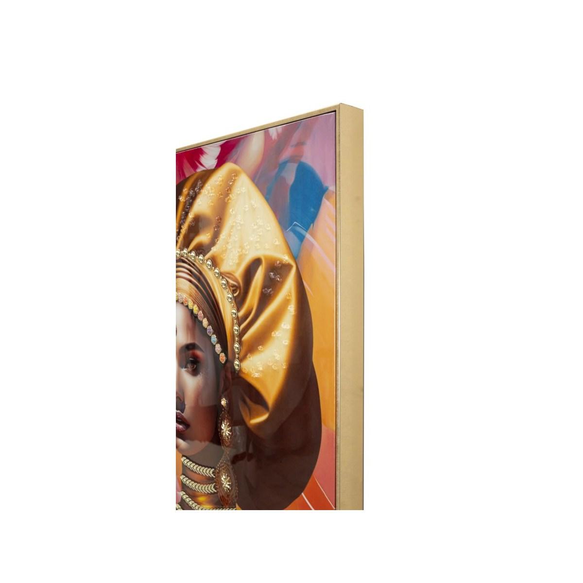 Quadro Dipinto Tela Con Cornice Samira Mod.B cm.72x4,5x102 |Mauro Ferretti