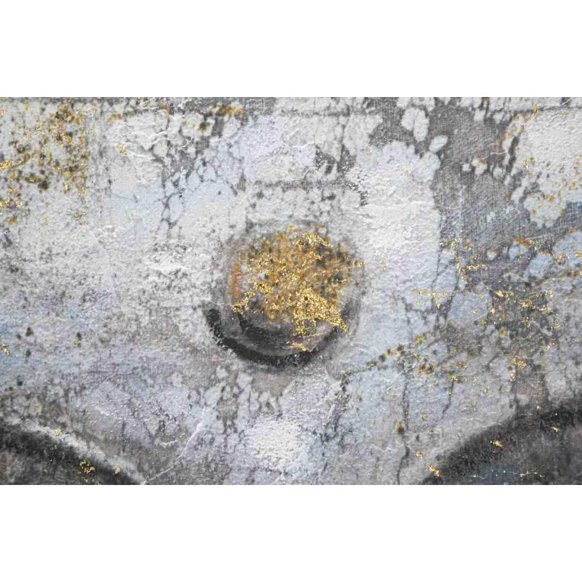 Quadro Dipinto Su Tela Face Buddha Light Mod. A cm.80x3x120 |Mauro Ferretti