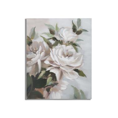 Quadro Dipinto Tela Flower&Leaf cm.80x3,7x100 |Mauro Ferretti