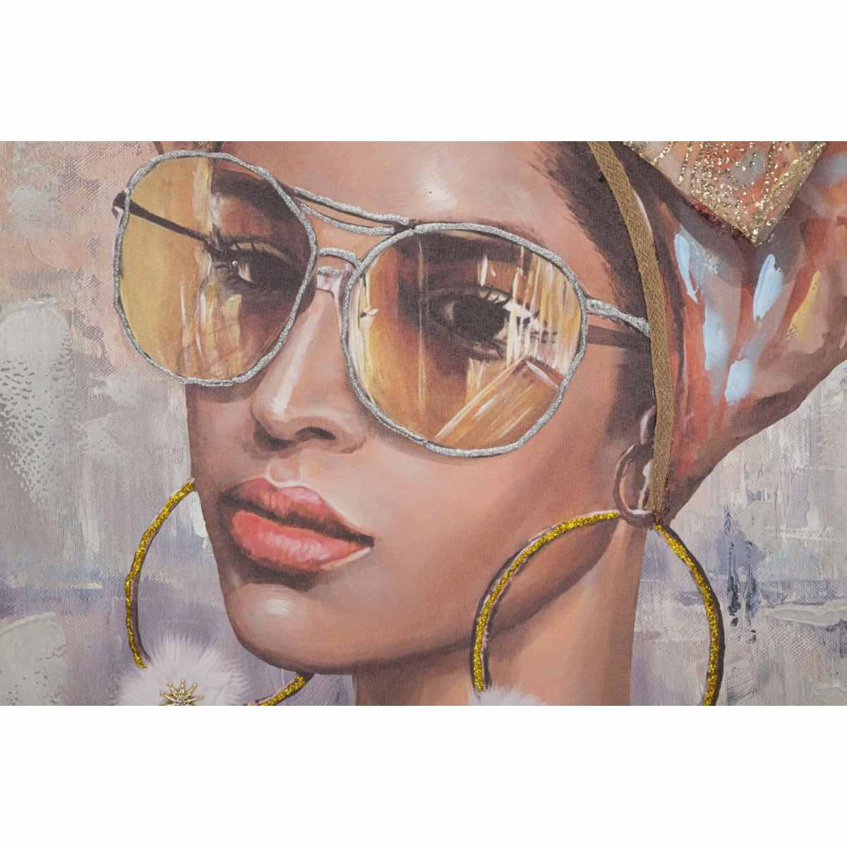 Quadro Dipinto Tela Jennifer Mod.B cm.70x3x100 |Mauro Ferretti