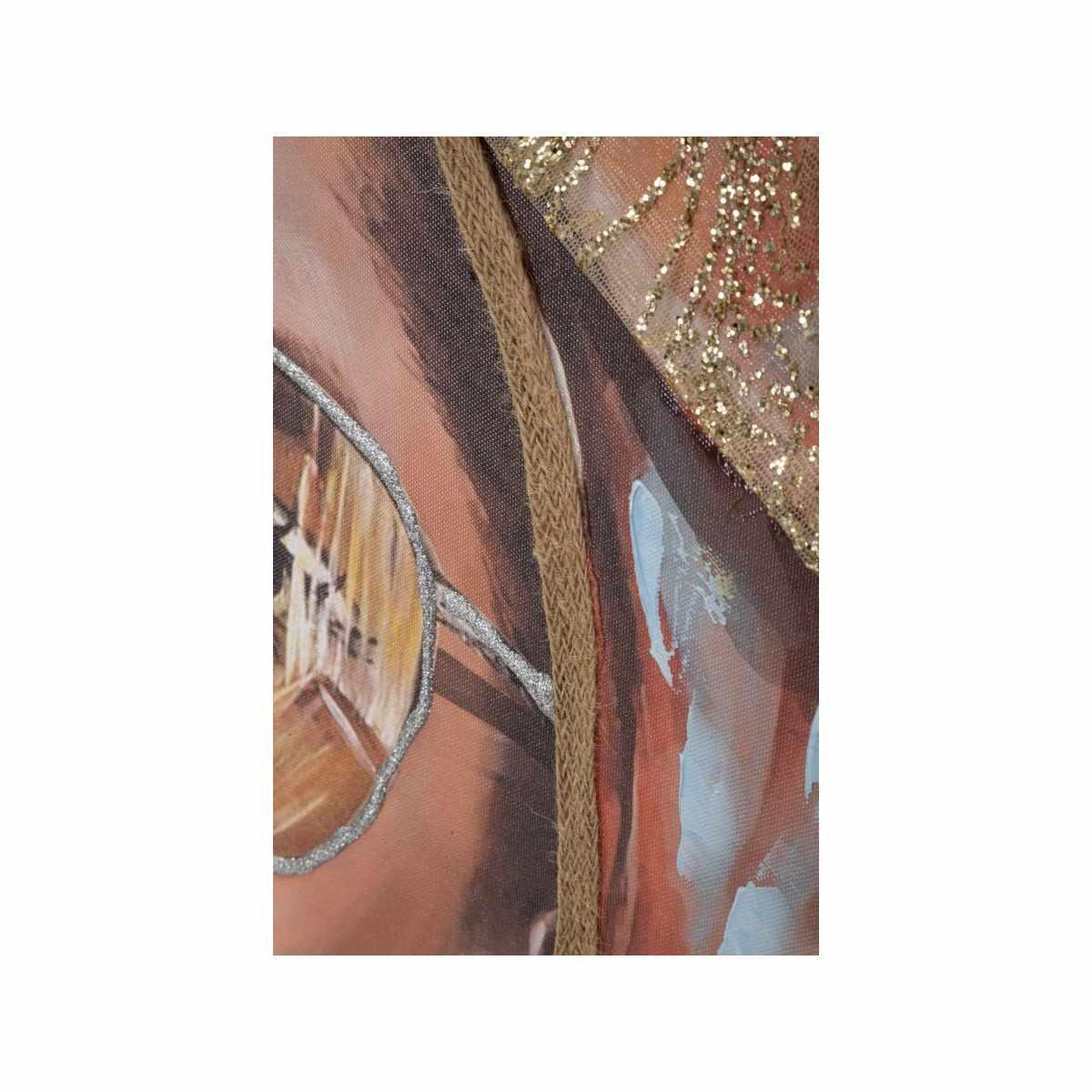 Quadro Dipinto Tela Jennifer Mod.B cm.70x3x100 |Mauro Ferretti