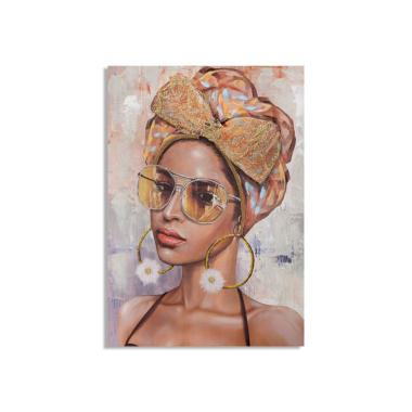 Quadro Dipinto Tela Jennifer Mod.B cm.70x3x100 |Mauro Ferretti