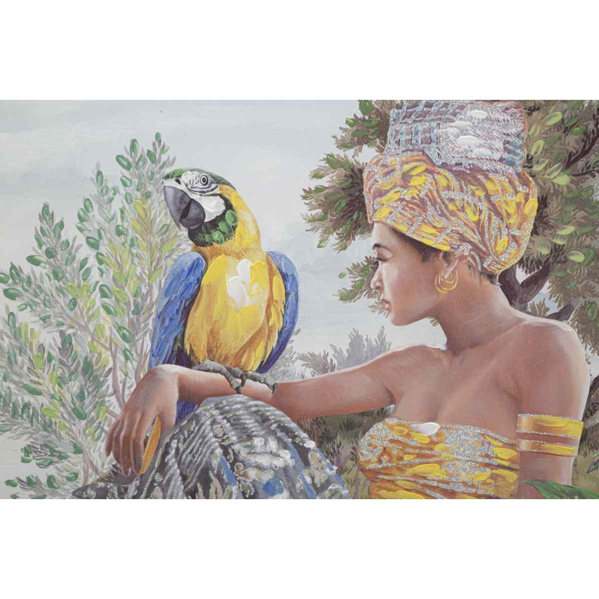 Quadro Dipinto Tela Kenda Orizzontale cm.120x3x90 |Mauro Ferretti