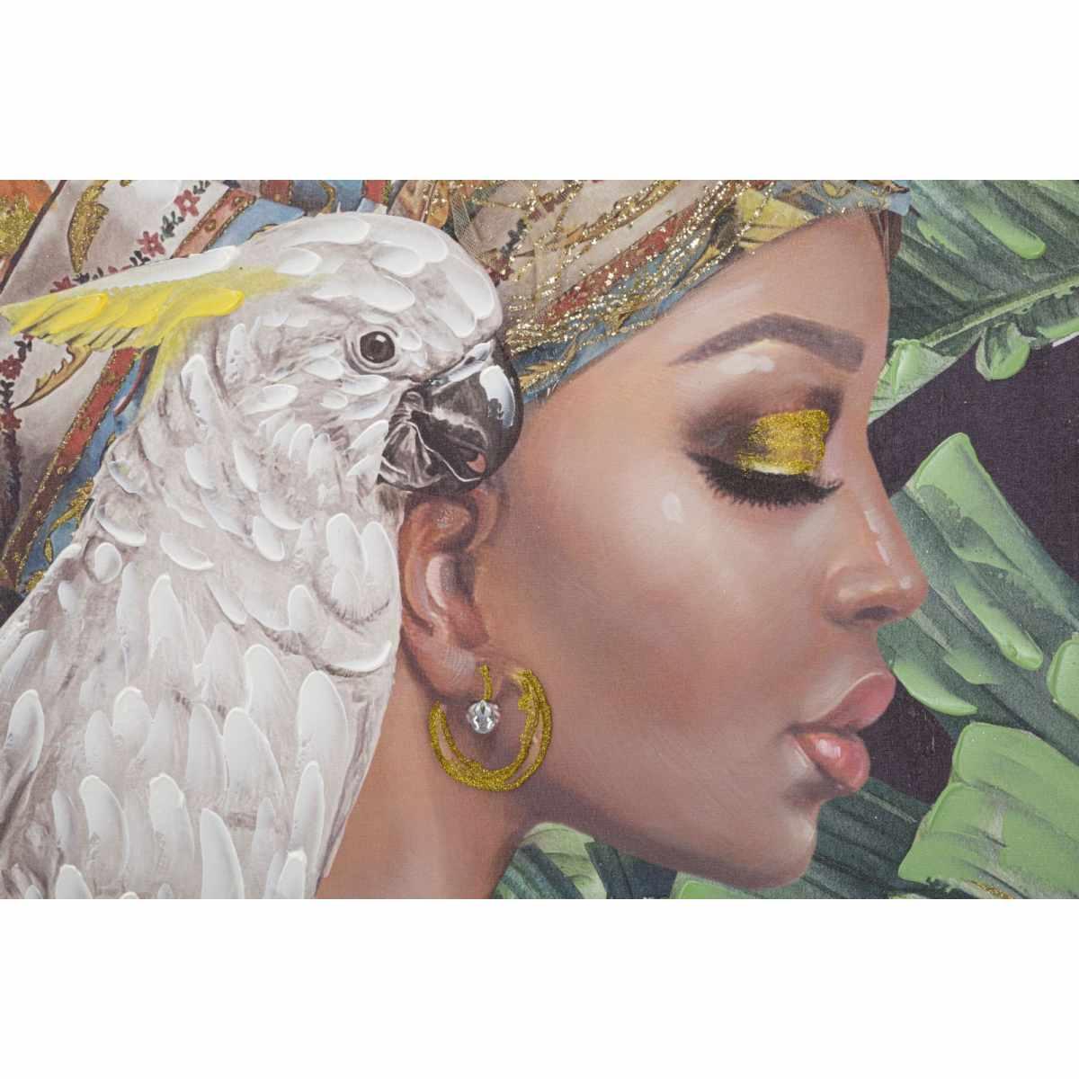 Quadro Dipinto Su Tela Kloe Verticale cm.90x3x120 |Mauro Ferretti