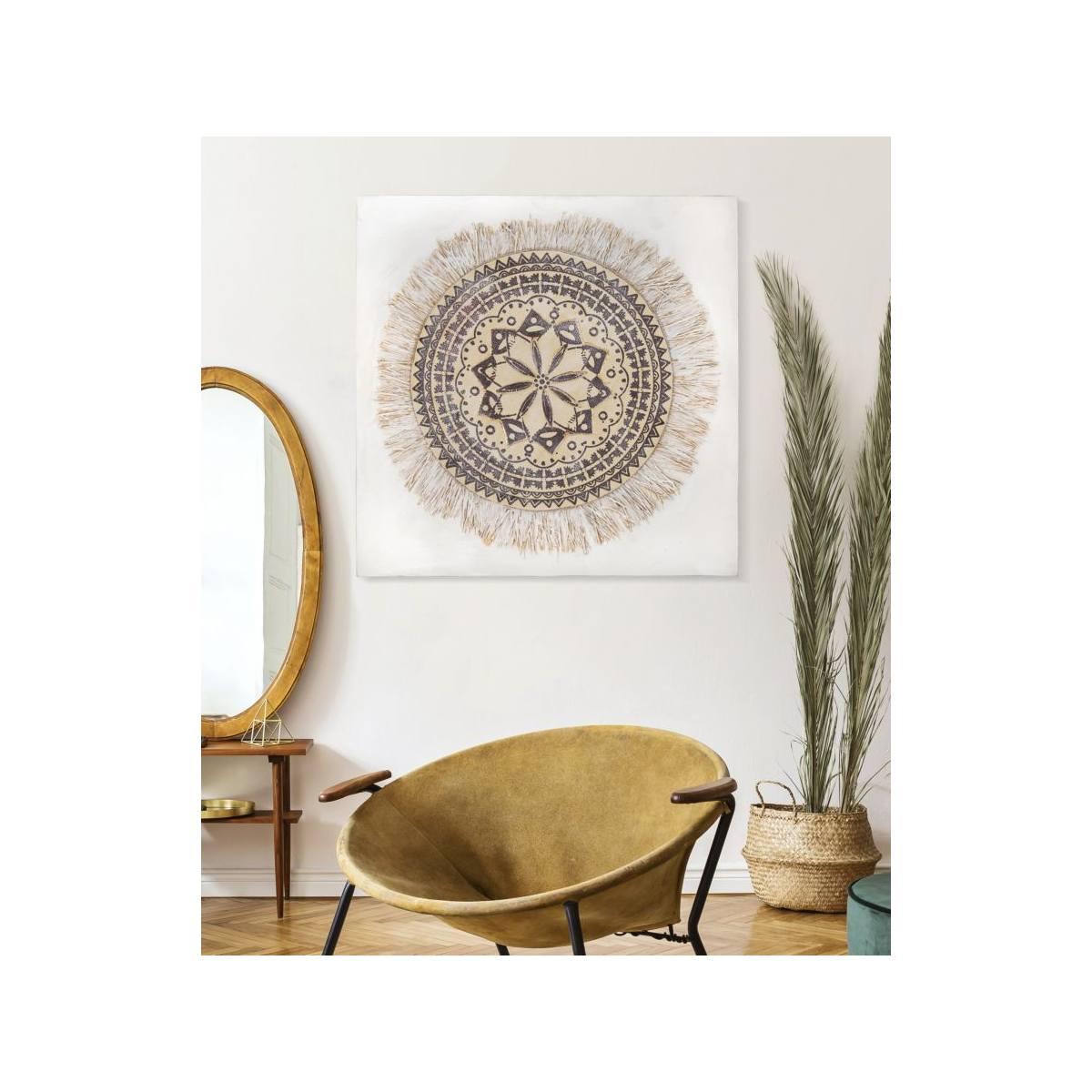 Quadro Dipinto Tela Malindi cm.100x2,8x100 |Mauro Ferretti