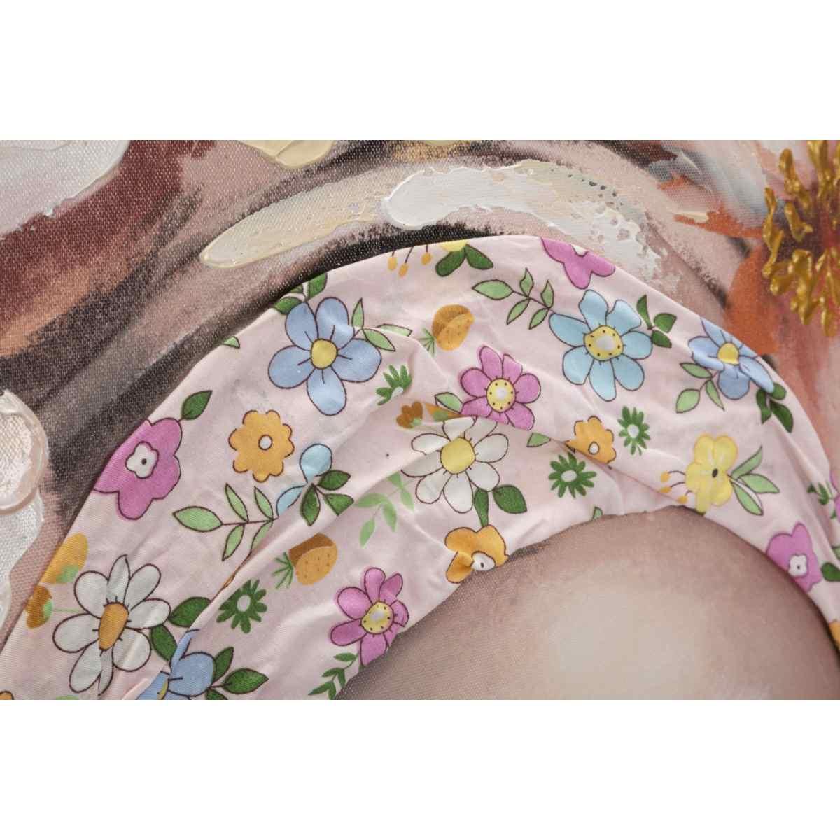 Quadro Dipinto Tela Naomi Mod.A cm.100x3x100 |Mauro Ferretti