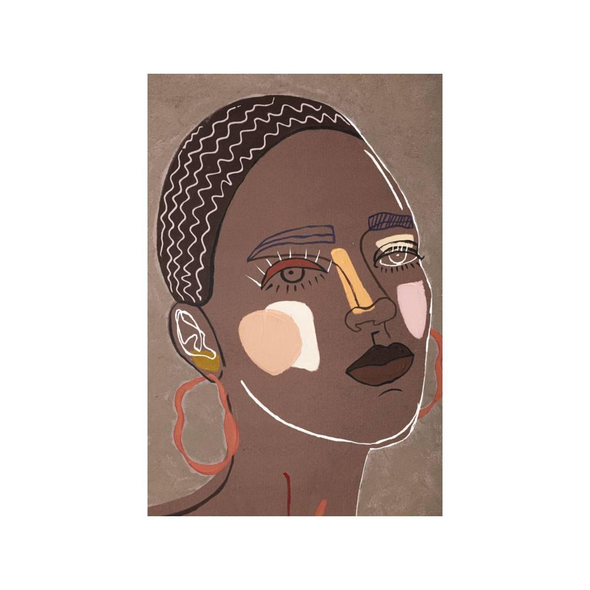 Quadro Dipinto Tela Tribal Mod.A cm.80x2,8x100 |Mauro Ferretti