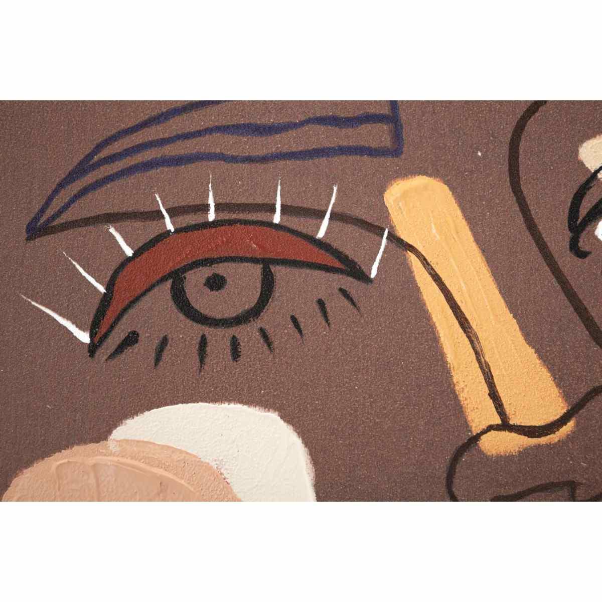 Quadro Dipinto Tela Tribal Mod.A cm.80x2,8x100 |Mauro Ferretti