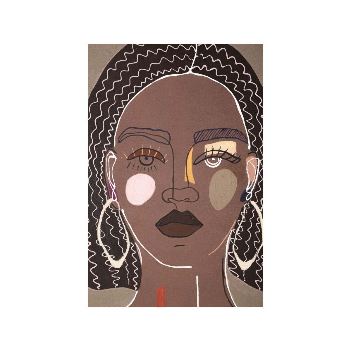 Quadro Dipinto Tela Tribal Mod.B cm.80x2,8x100 |Mauro Ferretti