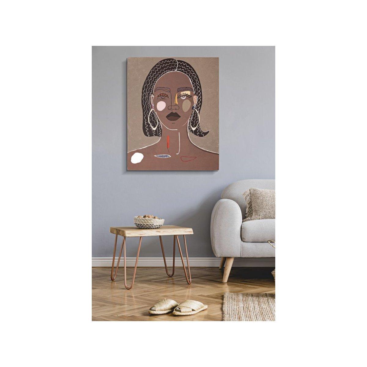 Quadro Dipinto Tela Tribal Mod.B cm.80x2,8x100 |Mauro Ferretti