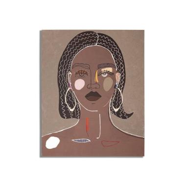 Quadro Dipinto Tela Tribal Mod.B cm.80x2,8x100 |Mauro Ferretti