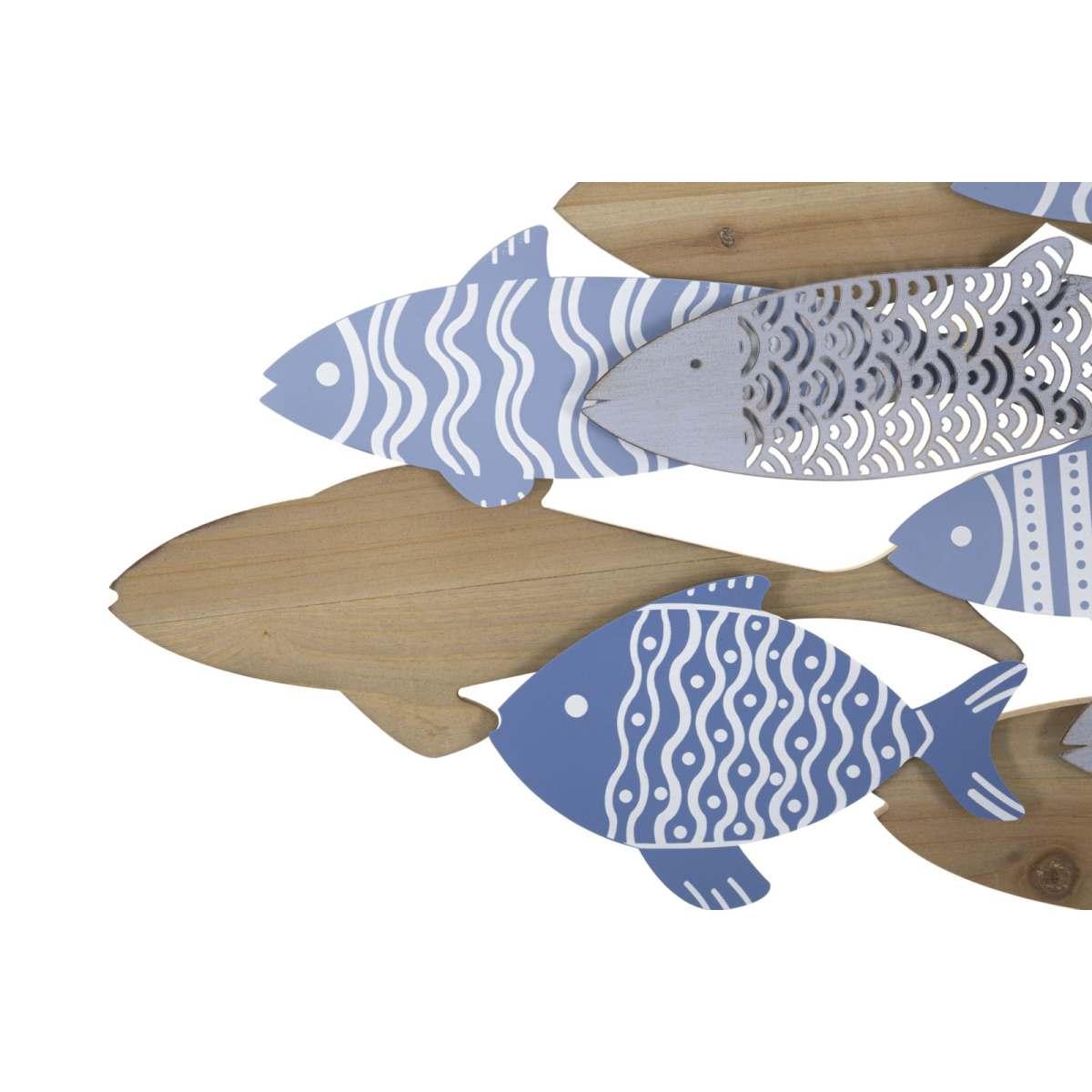 Quadro Pannello Da Muro Fish Sea cm.91x3x33,5 |Mauro Ferretti