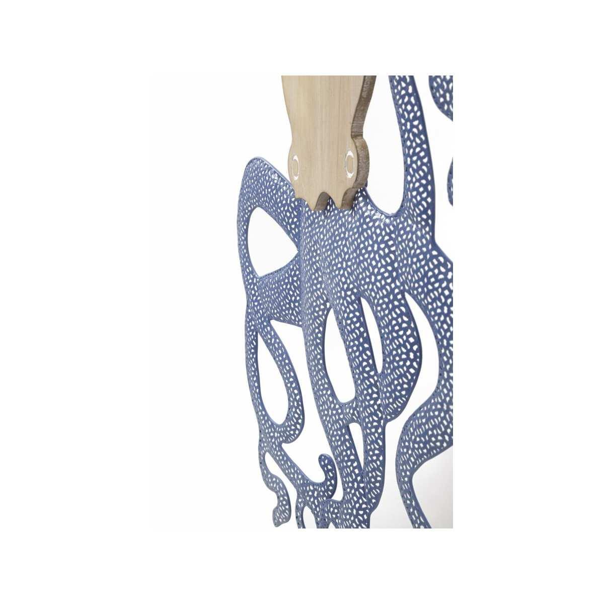 Quadro Pannello Da Muro Octopus cm.41x1,5x57 |Mauro Ferretti