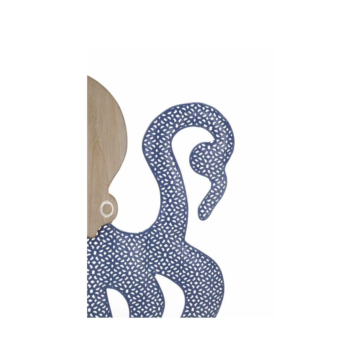 Quadro Pannello Da Muro Octopus cm.41x1,5x57 |Mauro Ferretti