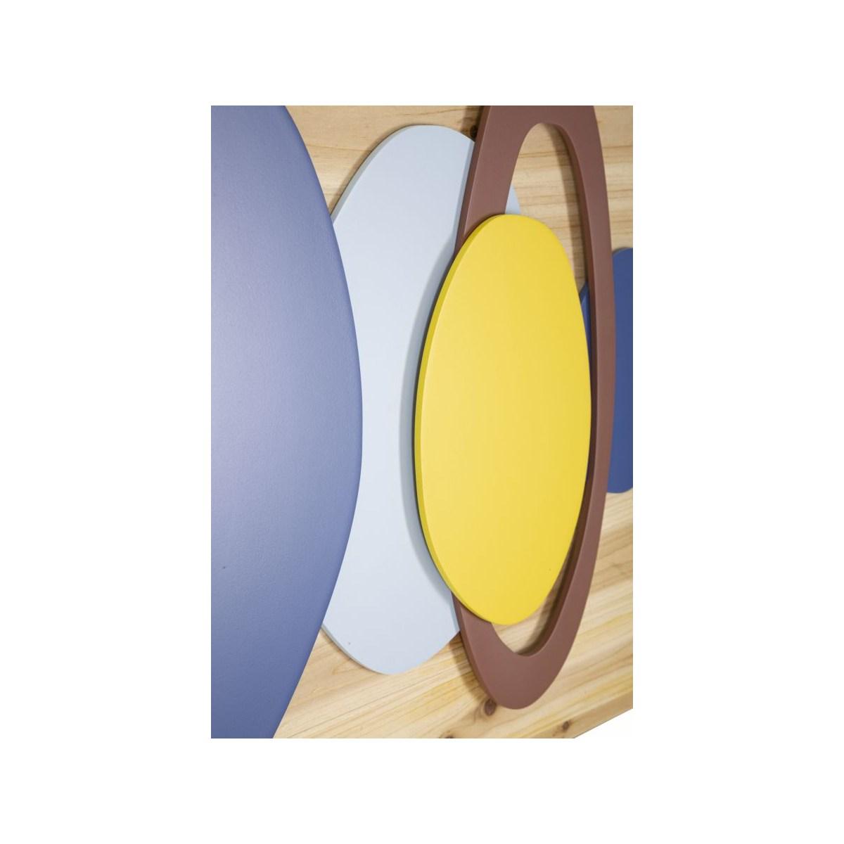 Quadro Pannello Da Muro Wood Color cm.80x2,5x50 |Mauro Ferretti