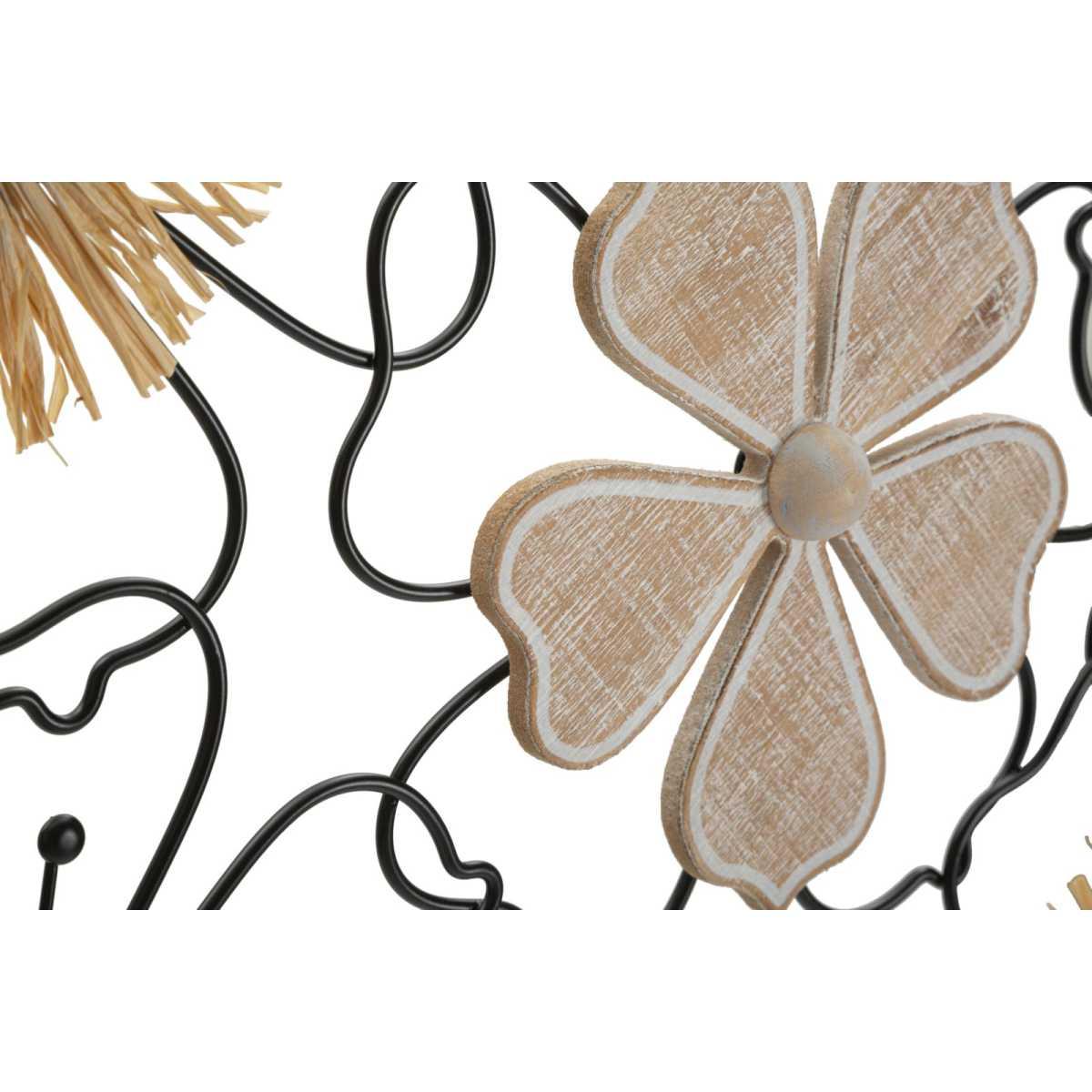 Quadro Pannello Ferro E Legno Itis cm.75x3,5x42 |Mauro Ferretti