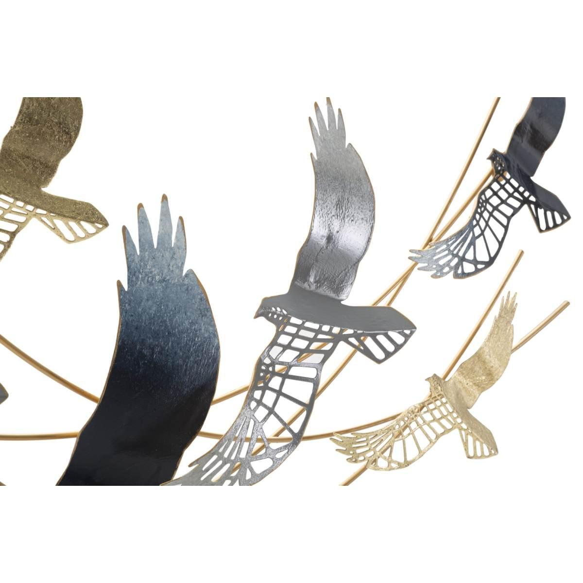 Quadro Pannello In Ferro Bird cm.90,8x6,4x50,8 |Mauro Ferretti