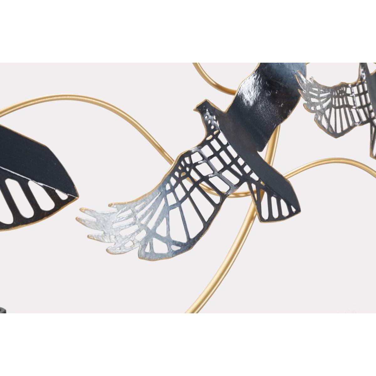 Quadro Pannello In Ferro Bird cm.91x7x50 |Mauro Ferretti