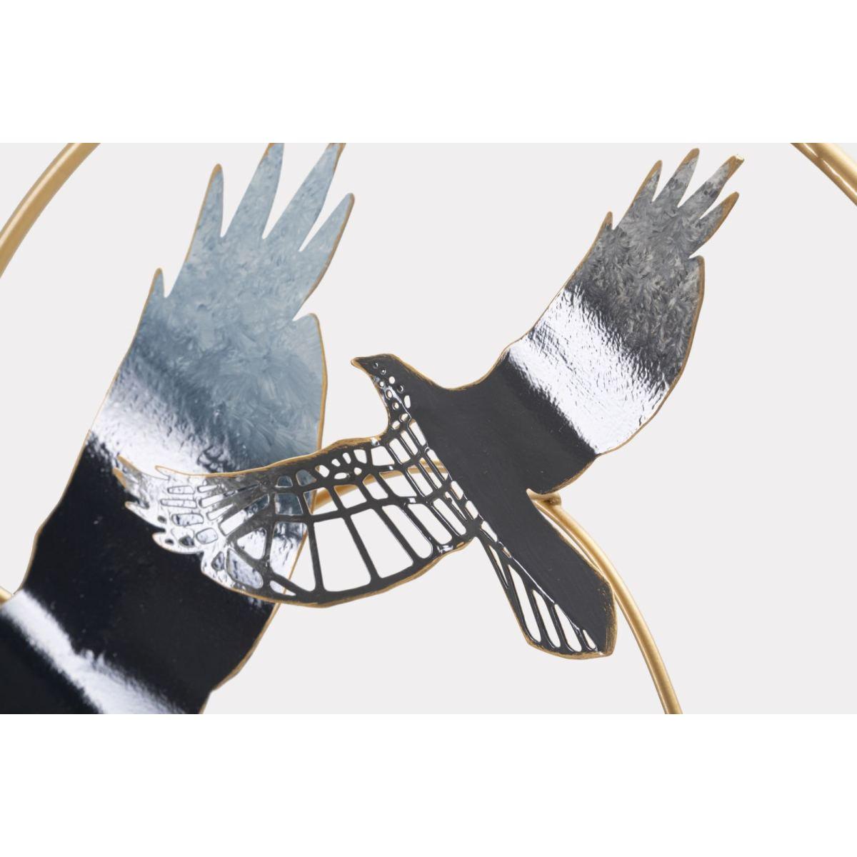 Quadro Pannello In Ferro Bird cm.91x7x50 |Mauro Ferretti