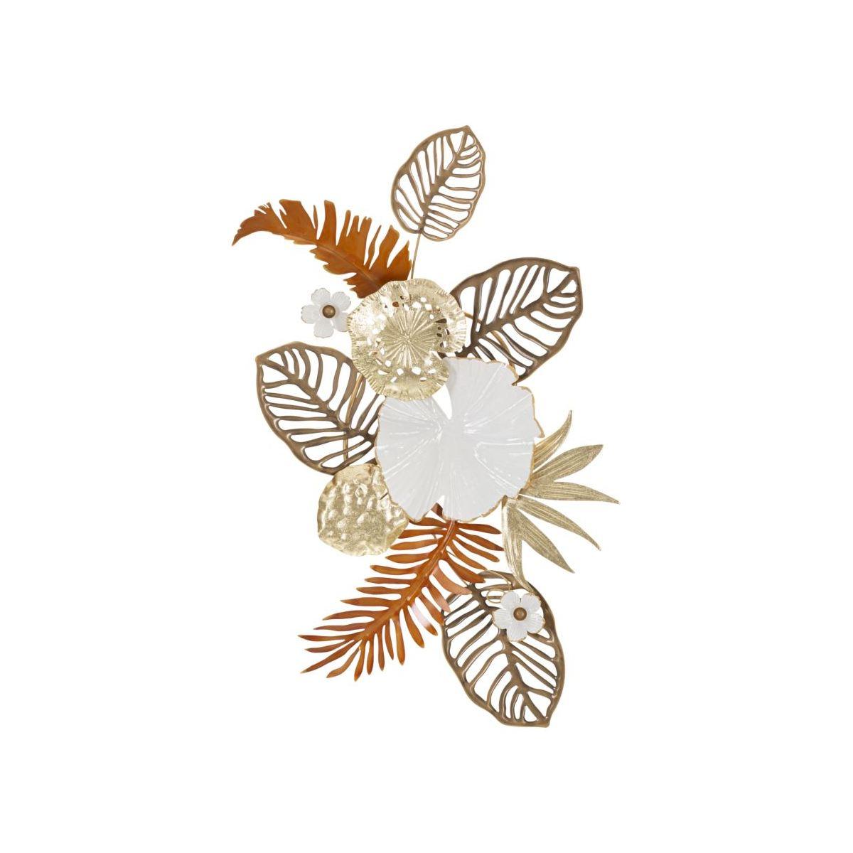 Quadro Pannello In Ferro Bouquet cm.50,8x7x87 |Mauro Ferretti