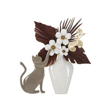 Quadro Pannello In Ferro Cat cm.54,6x8,9x59,7 |Mauro Ferretti